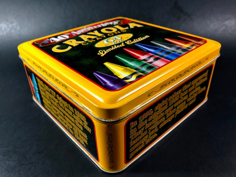 Crayola Crayons 40th Anniversary Collectors Tin 64 Crayons Etsy