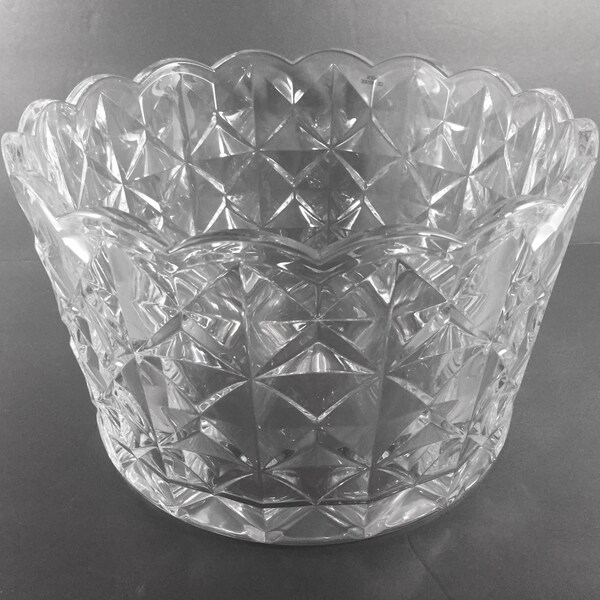 Crystal Trifle Bowl Etsy