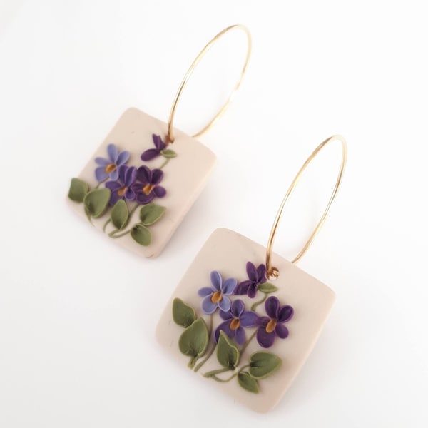 Purple Polymer Clay Etsy