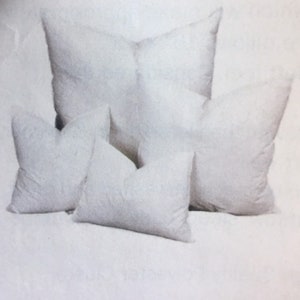 90/10 Down Pillow Insert: Cotton Covered Pillow Form
