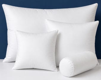 Polyester Pillow Insert: Hypoallergenic Fiber Filled Throw Pillow Form