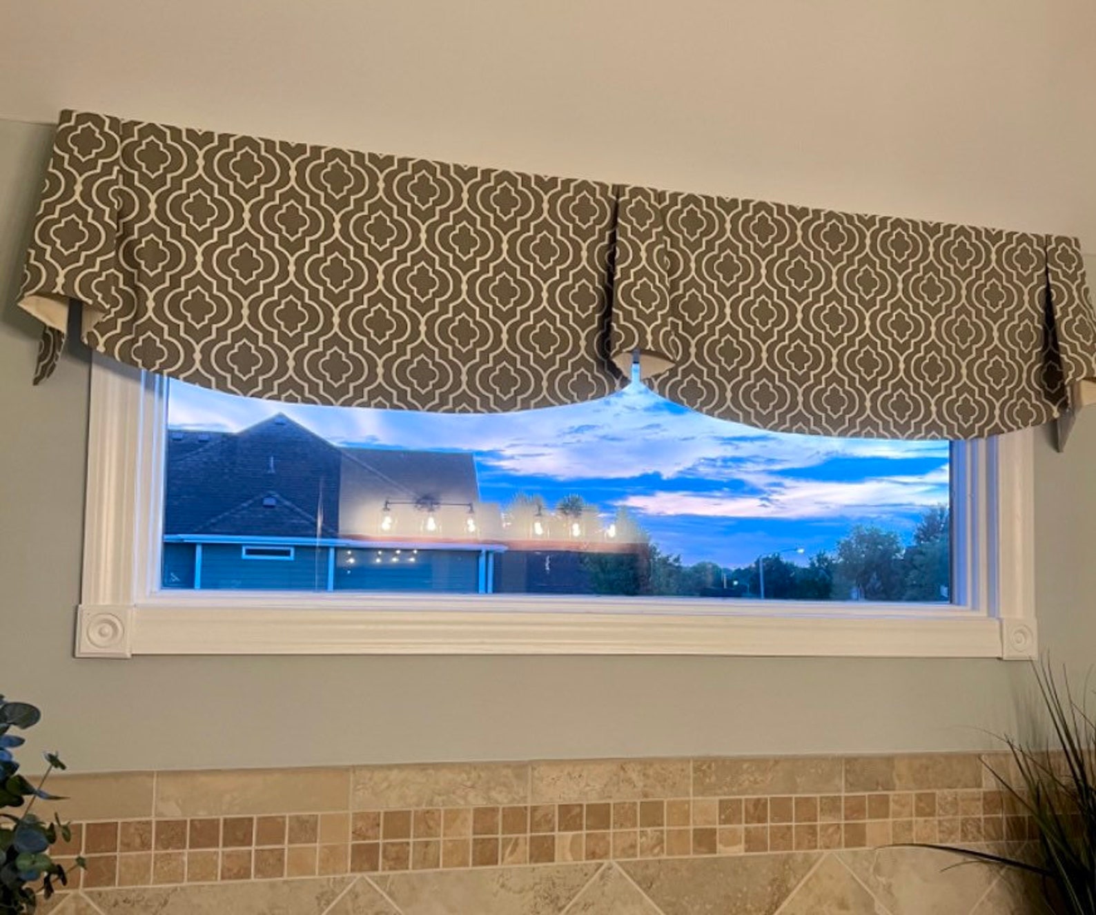 Imperial Valance Custom Valance Lined Valance Window Etsy