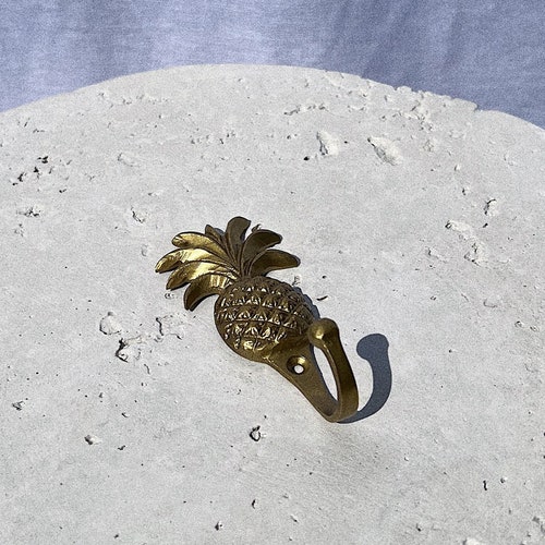 Pineapple Gold Hook Etsy