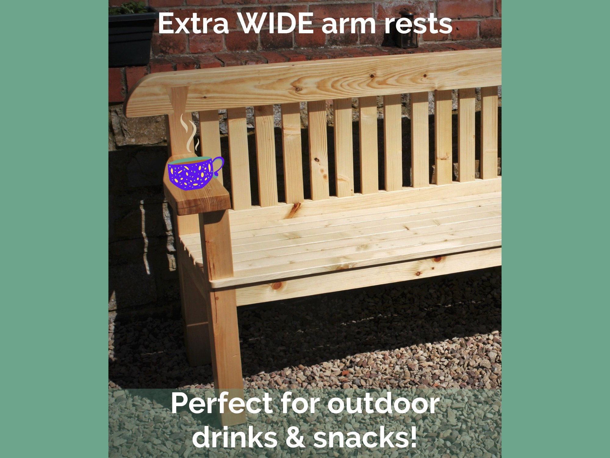 Extra long outdoor bench outlet