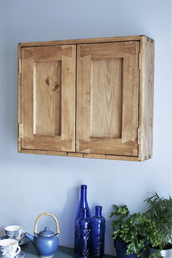 Large Wooden Kitchen Wall Cabinet With 2 Doors Storage Large Wooden Kitchen Wall Cabinet With, Rustic Bathroom Wall Cabinets Uk