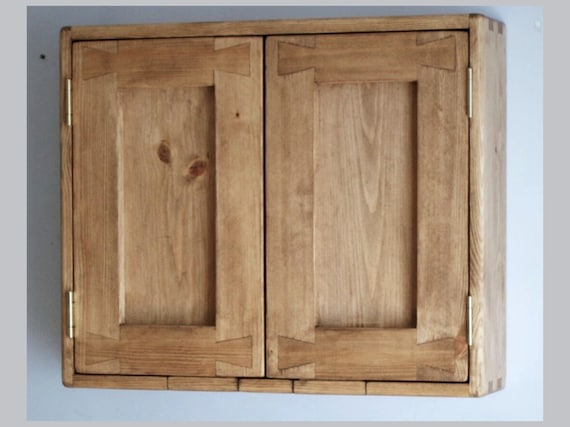 Kitchen Wall Cabinet With 2 Wooden, Wall Storage Shelves With Doors