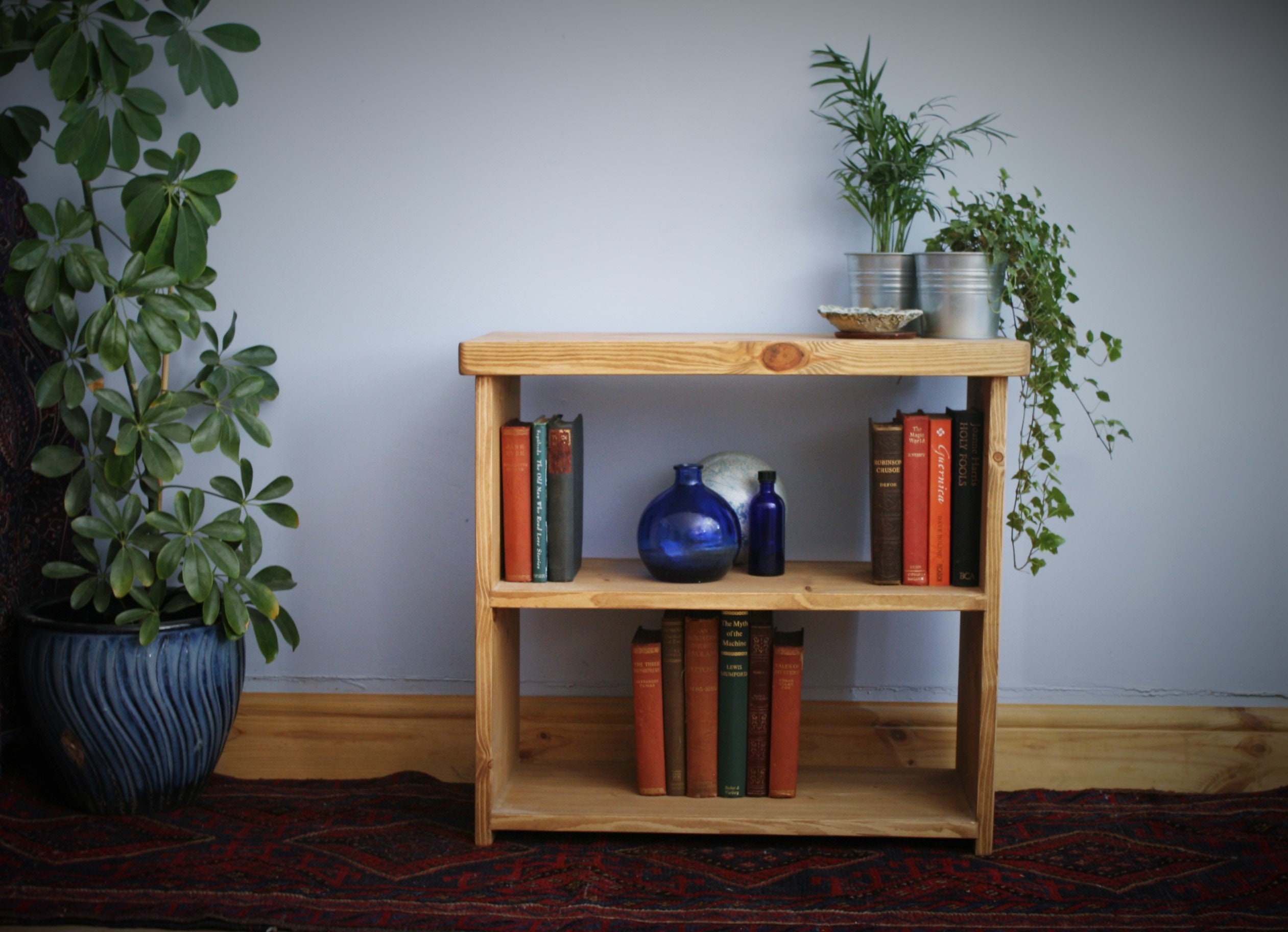 Small rustic bookshelf deals