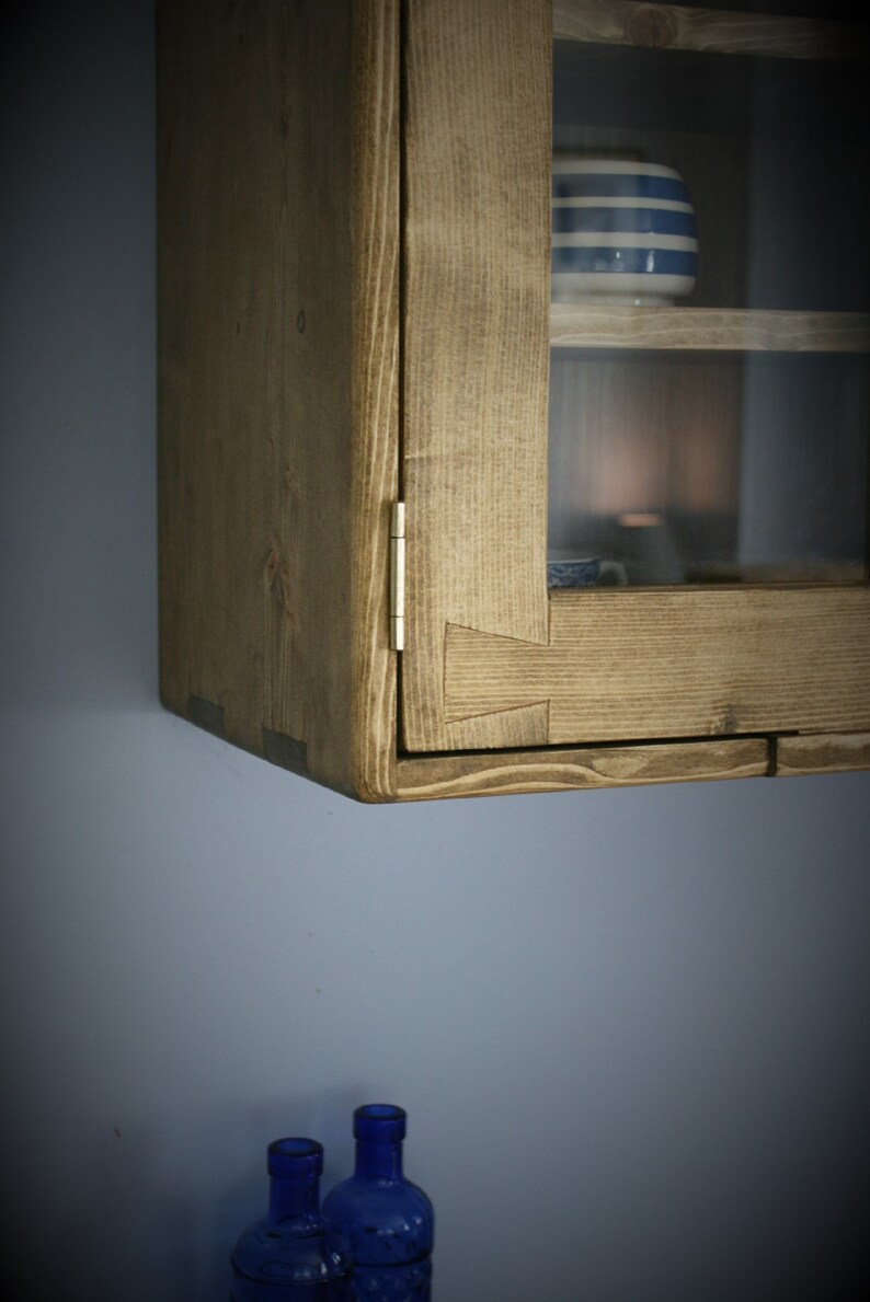 Large kitchen wall natural light wood 2 glass doors Etsy