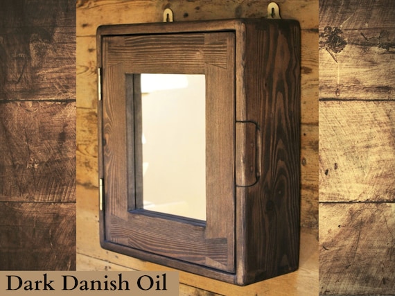 Rustic Bathroom Mirror Cabinet – Rispa
