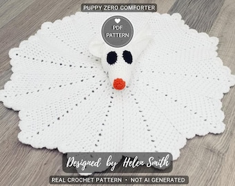Puppy Zero Comforter | Crochet Pattern | PDF Download | UK/US Terms