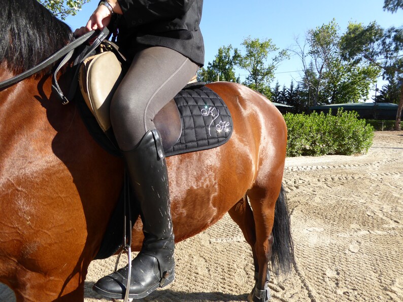 Crystal Monogrammed Saddle Cloth / Pad Horse / Pony Etsy