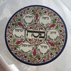 Passover Yellow Seder Plate for 18 Inch Dolls American Girl Jewish Holidays