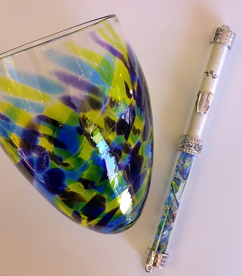 Jewish Wedding Glass Sterling Mezuzah Kit Break the Glass Kit Etsy