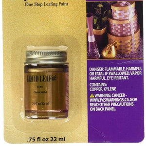 Plaid Liquid Leaf Gilding