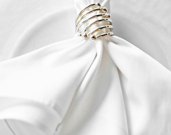 Witte katoenen servetten, dinerservetten 20 x 20 100% katoen