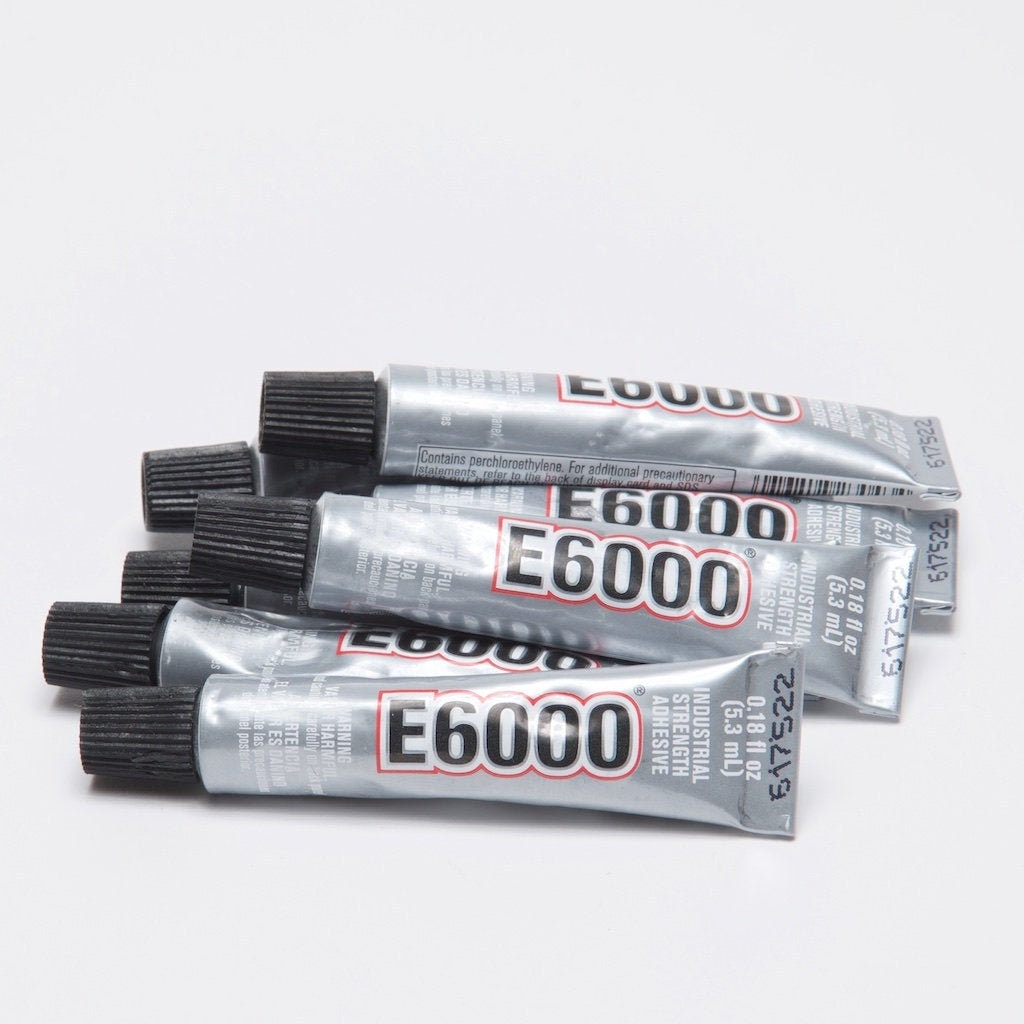 E6000 Glue Clear Medium Viscosity .18oz 5.3ml Mini Tube 