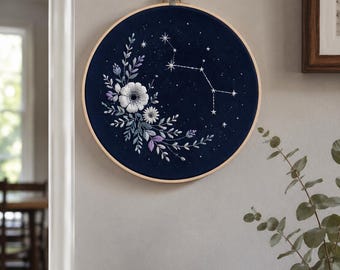 Borduurkit, Astrologie Sterrenbeeld Sterrenbeeld Stitching Craft Supply Kit