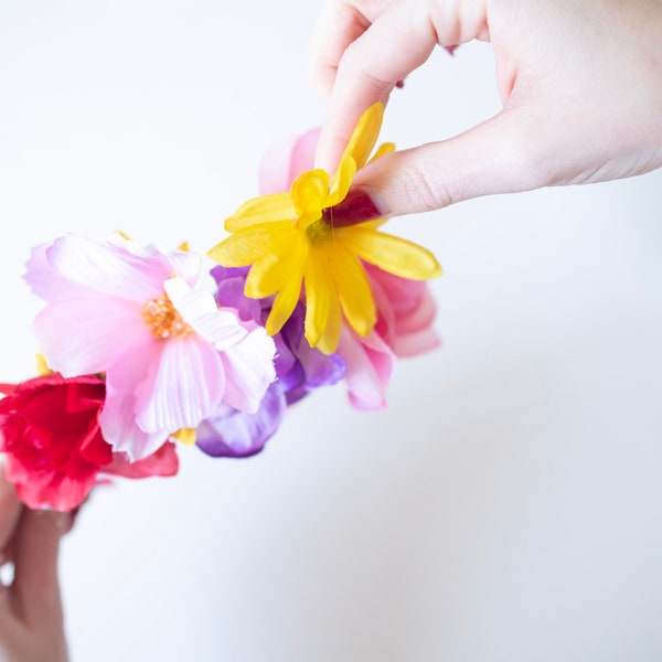 DIY Kit, Frida Kahlo Flower Crown Craft Kit