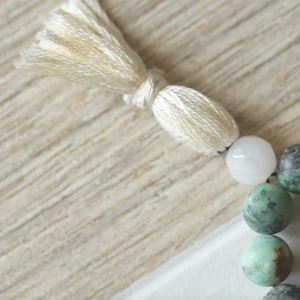 DIY Kit, Moonstone Mala Necklace, Jewelry Supply Kit image 7