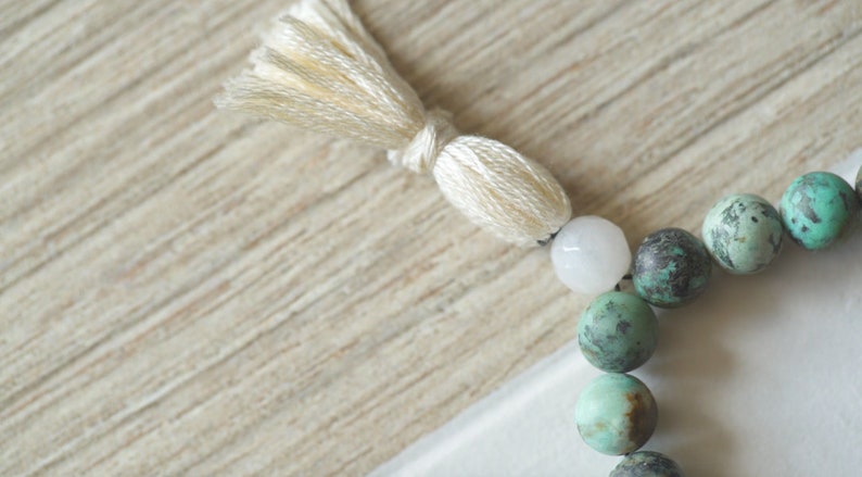 DIY Kit, Moonstone Mala Necklace, Jewelry Supply Kit image 7