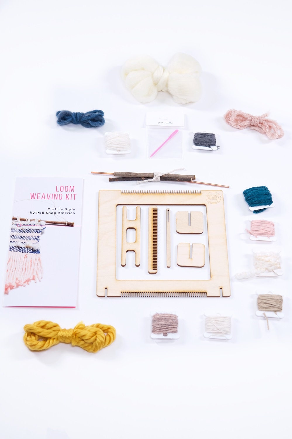 DIY Kit, Weaving Loom Kit, Beginners Lap Loom