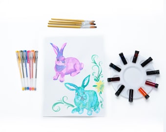 Doe-het-zelfpakket, kit voor aquarelschilderkunst