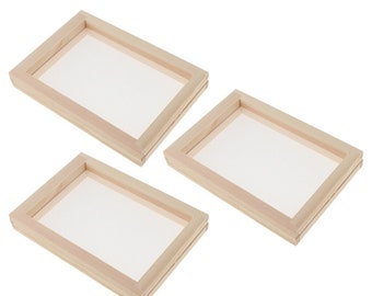 5 x 7 Inch Mold & Deckle, Paper Making Craft Supply