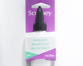 Sculpey Gloss Glaze, Sculpey Satin Glaze, 1 fluid ounce
