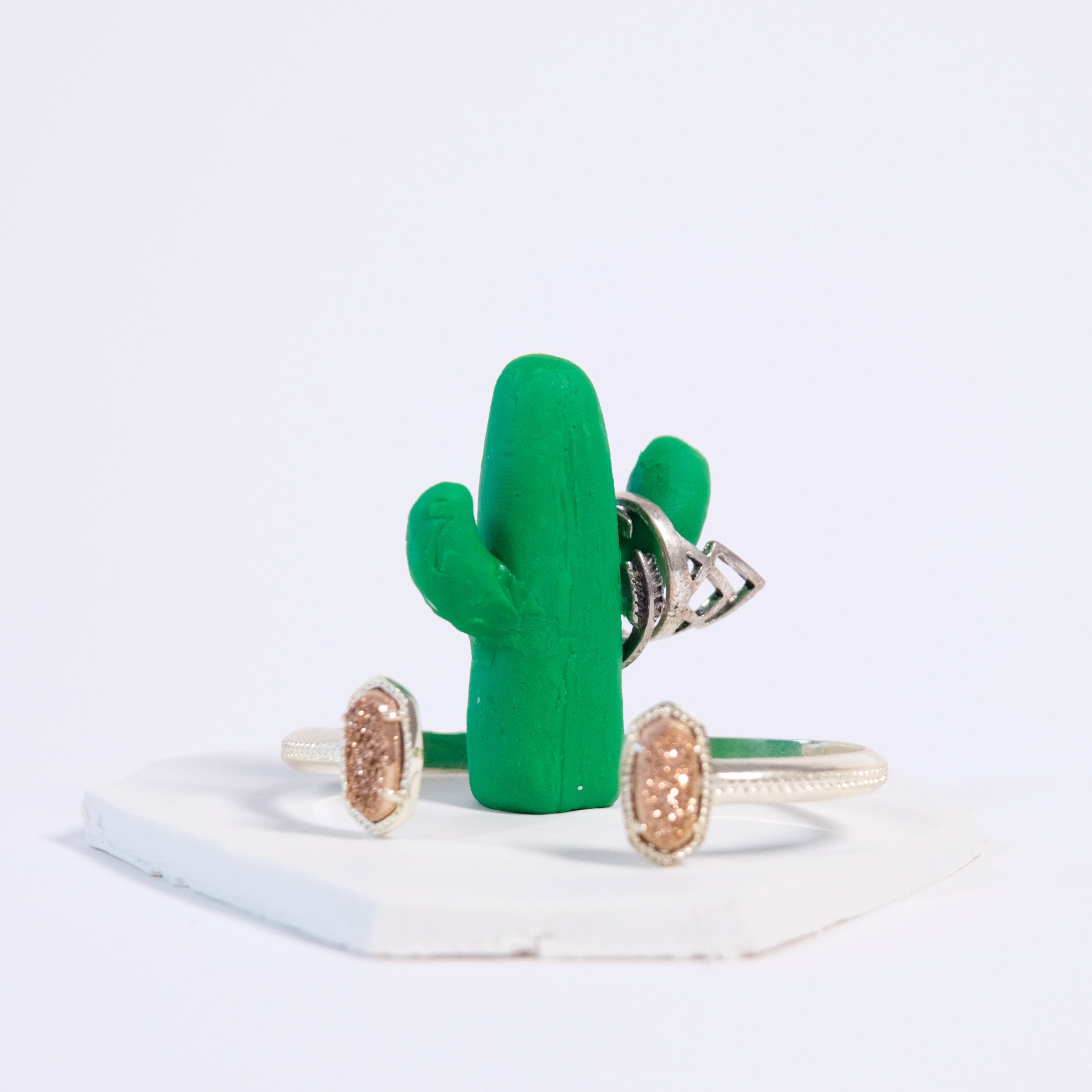 DIY Kit, Cactus Ring Holder Oven Bake Clay Craft Kit, Polymer Clay…