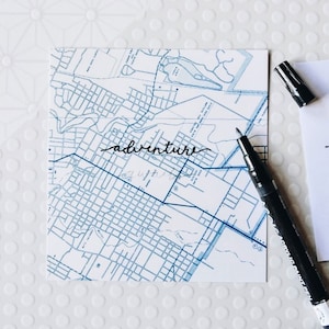 Map Briefpapier Set