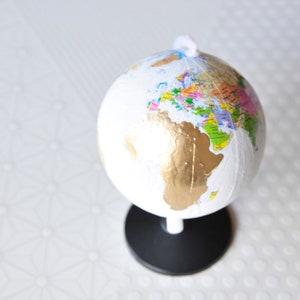 DIY Kit, Chalkboard Painted Globe Craft Supply Kit image 5