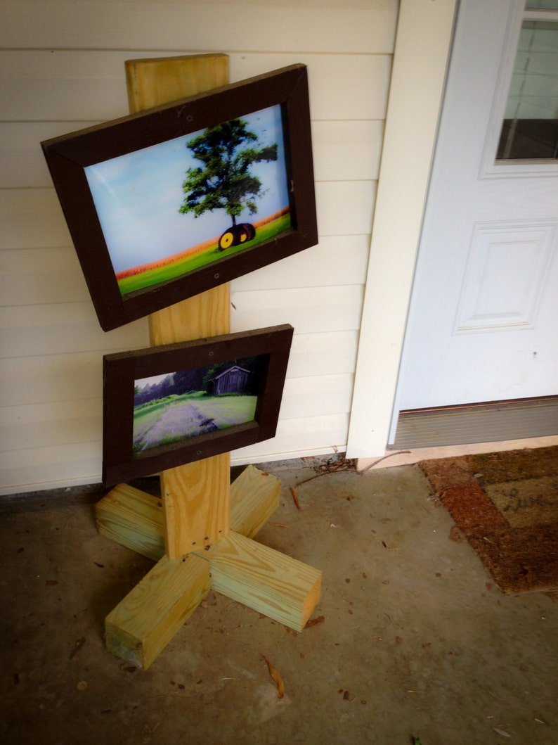 Outdoor Picture Frames with Stand Etsy