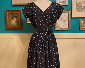 1940s / 1950s Polka Dot Dress