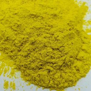 Bright Yellow Mica Powder Pigment image 4