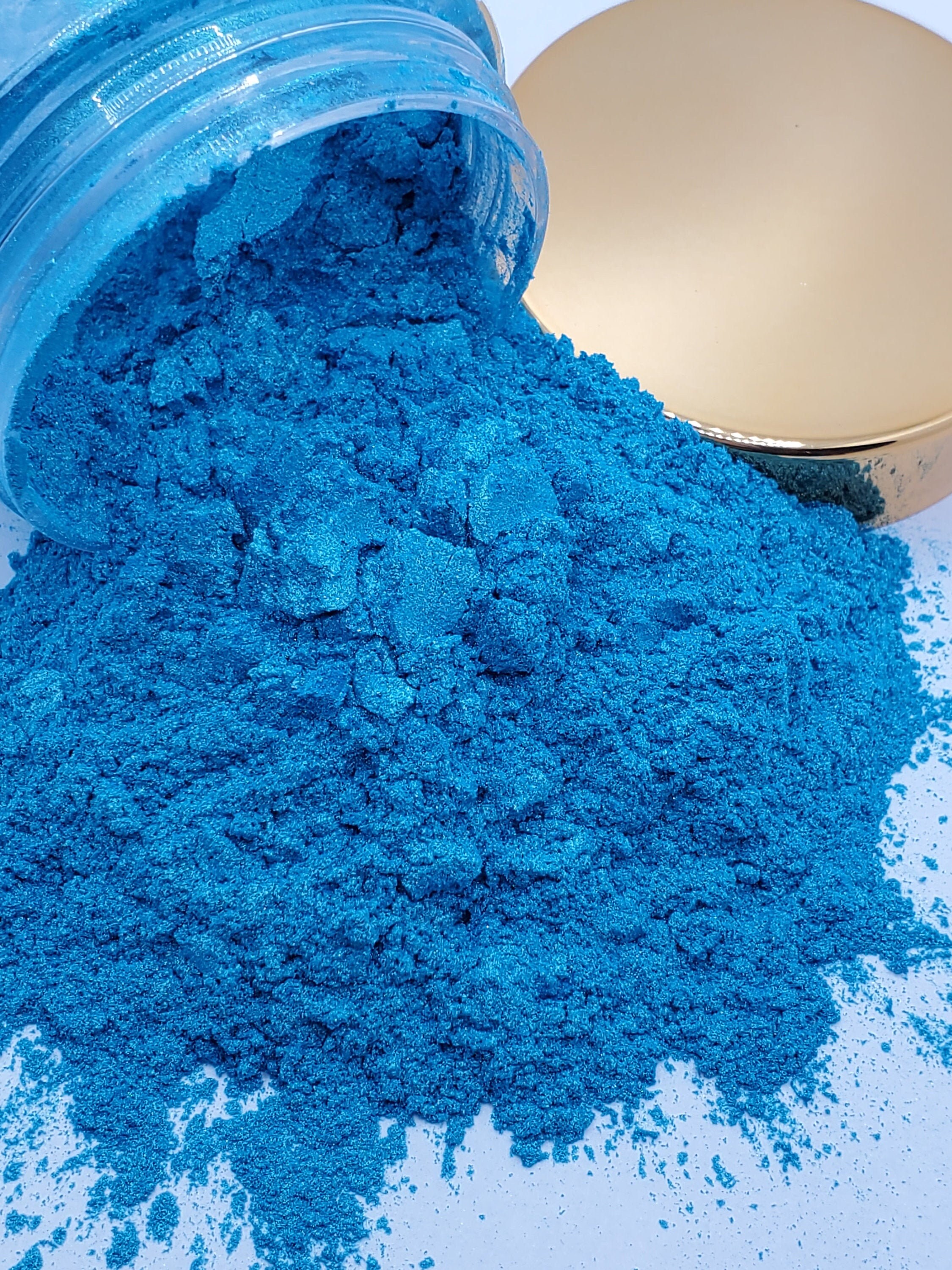 ROLIO Mica Powder Bleu Du France 50g - For Epoxy Resin, Candle, Cosmetic  Making