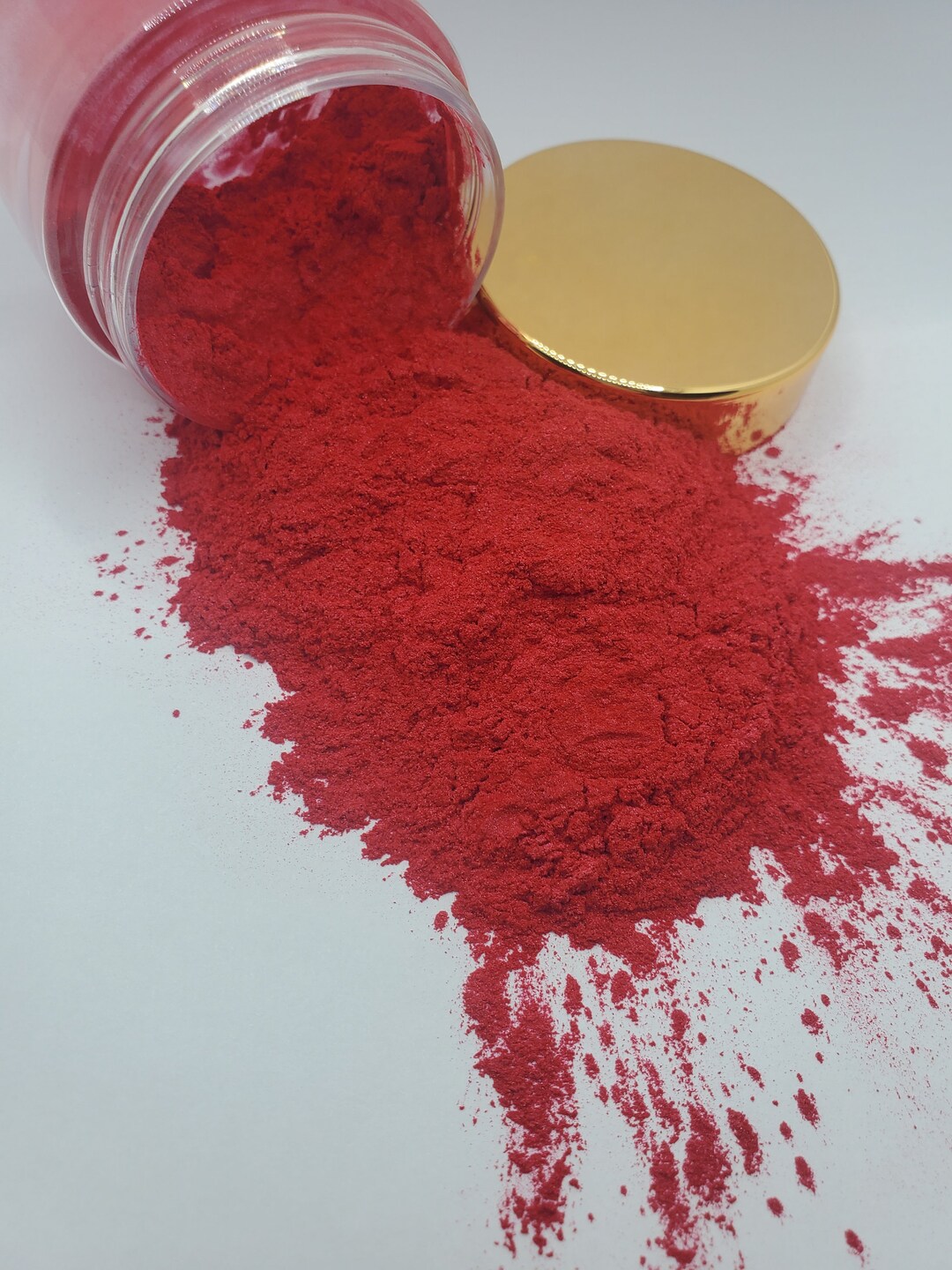 Strawberry Red Mica Powder Pigment Etsy
