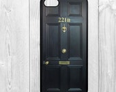 Sherlock - iphone 5 case iphone 5s case iphone 5c case Hard plastic Soft rubber iphone 5 5s 5c cover 221 B Street Door Sherlock