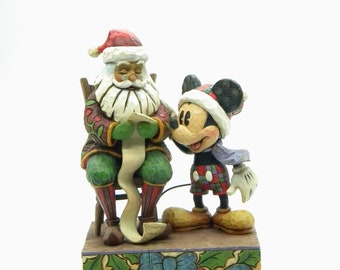 Enesco Jim Shore Disney Traditions Mickey "Checking It Twice" Figurine