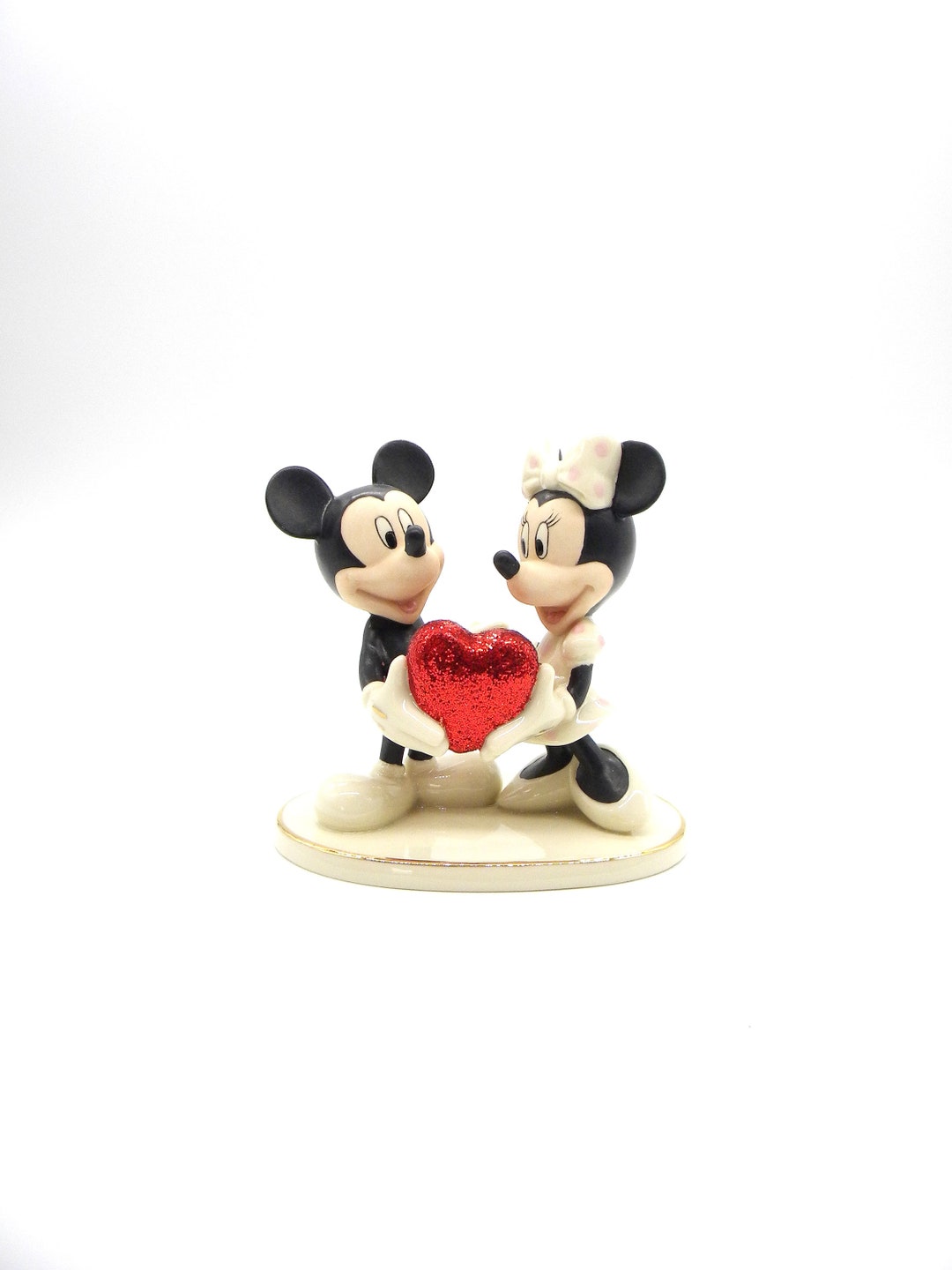 Lenox Disney Mickey and Minnie Sweethearts Forever Figurine - Etsy