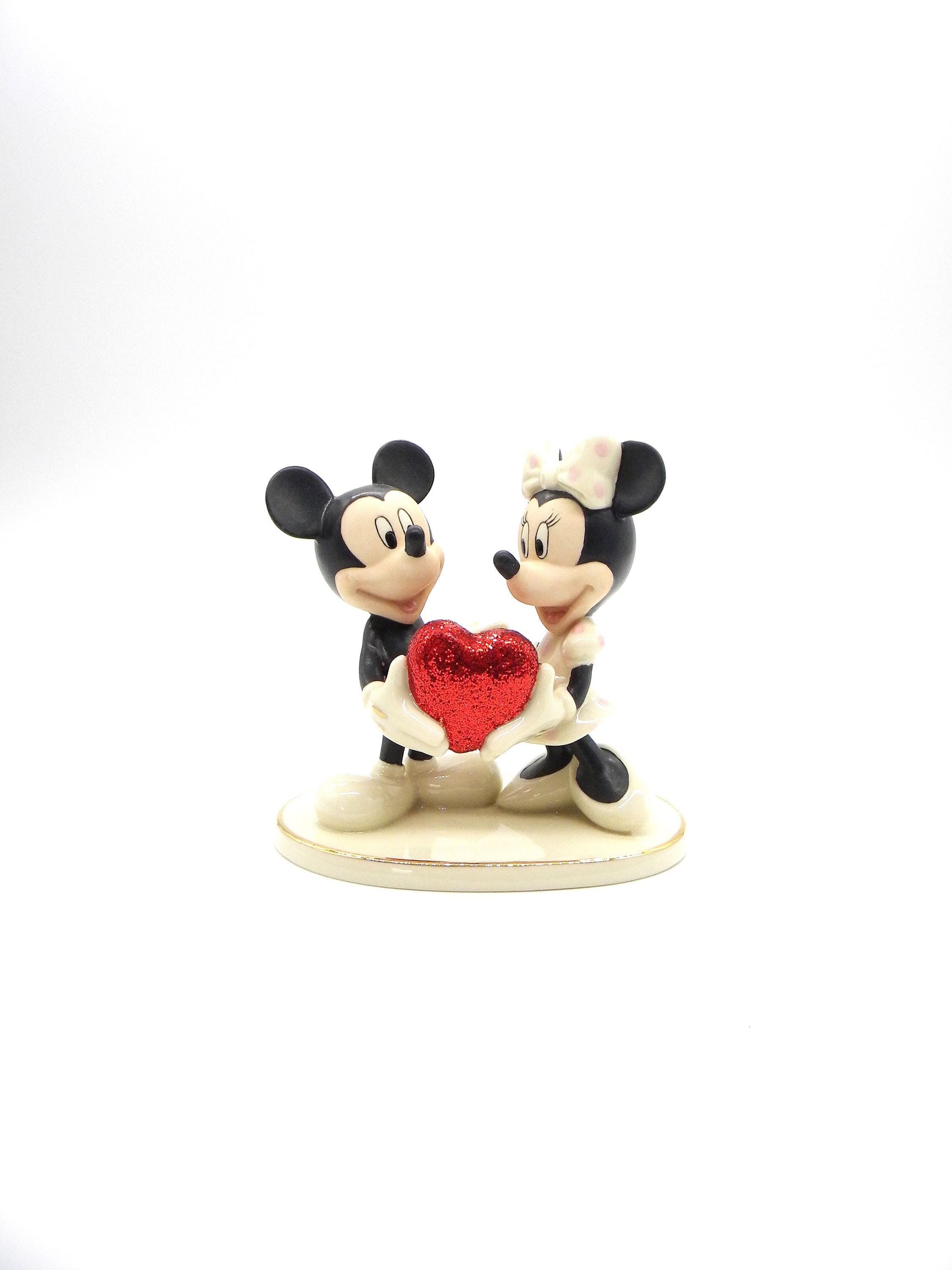 Lenox Disney Mickey and Minnie Sweethearts Forever Figurine - Etsy