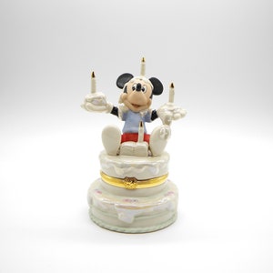 Lenox Disney Showcase Collection Mickey&#39;s  Birthday Surprise Treasure Box