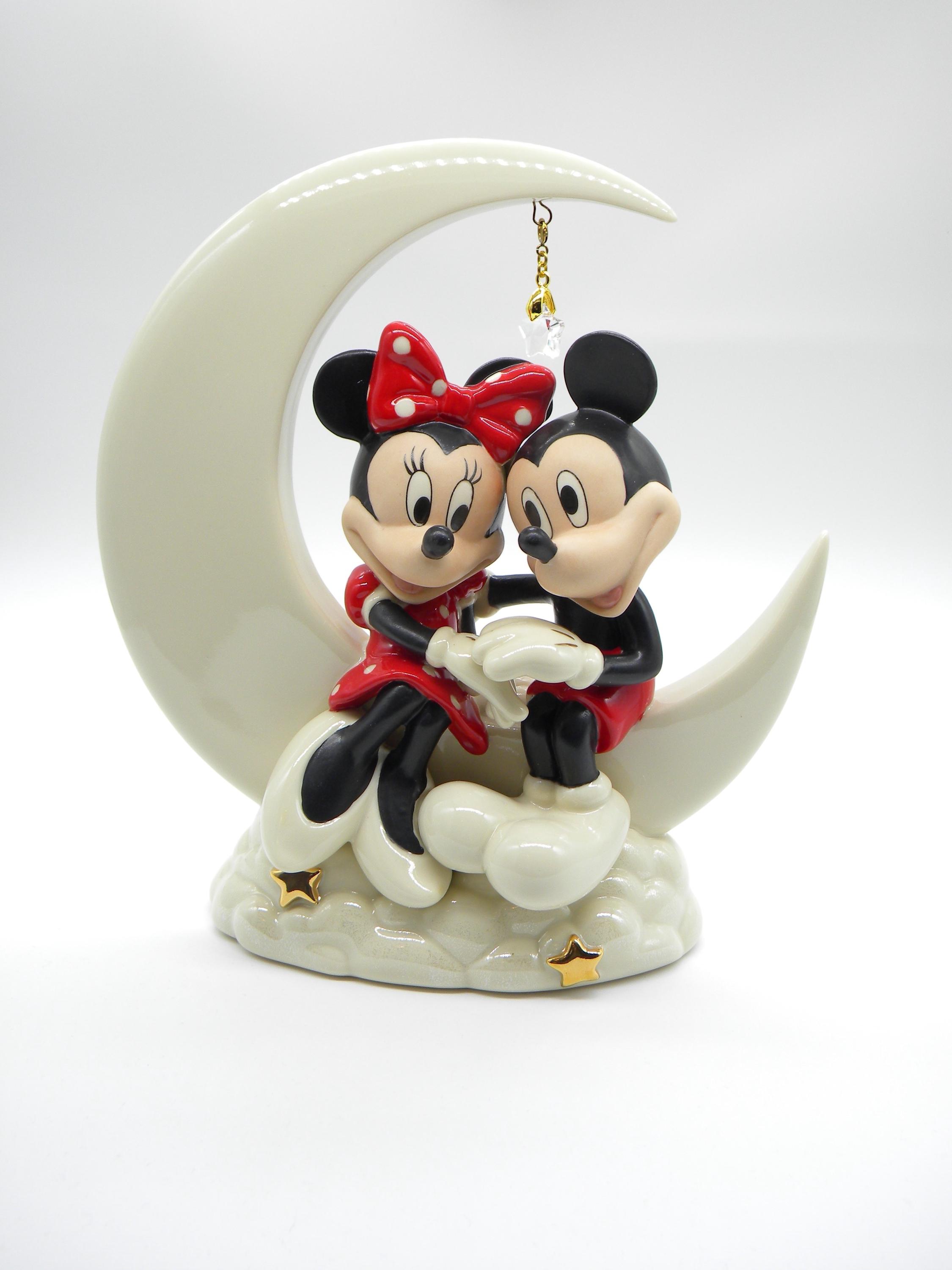 Lenox Mickey and Minnie Figurines - Etsy