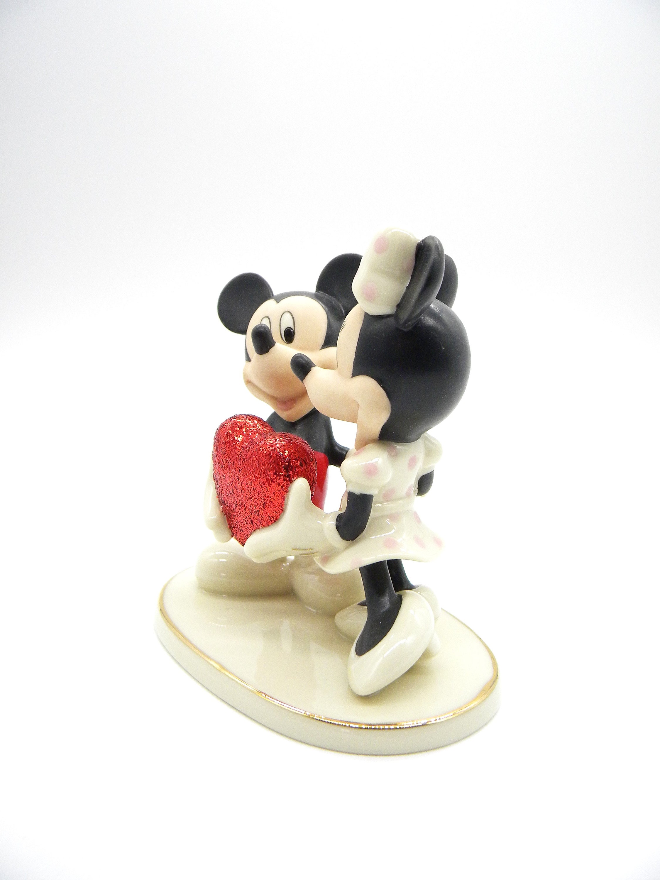 Lenox Disney Mickey and Minnie Sweethearts Forever Figurine - Etsy