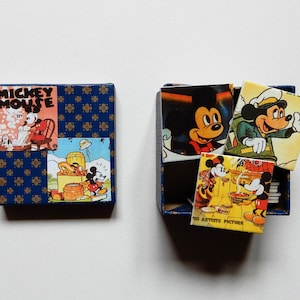 Handgefertigtes Memory-Spiel Mickey Mouse  Walt Disney Comic Legespiel Memo