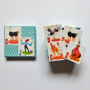 Memory-Spiel Alphabet Buchstaben Tiere Kinder Legespiel