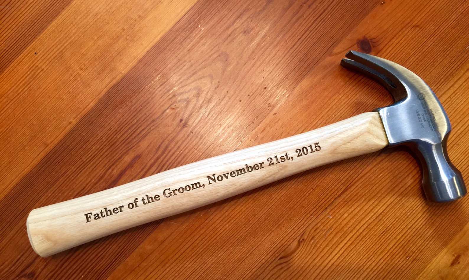 ENGRAVED HAMMER. Wedding Hammer Father of the Bride Gift Etsy