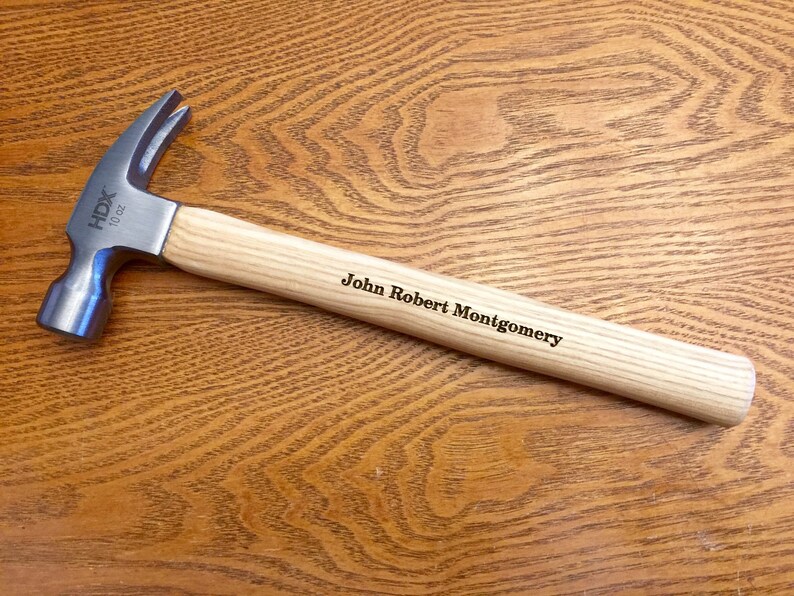 BABY HAMMER New a Baby Gift 10 ounce engraved Hammer First Etsy