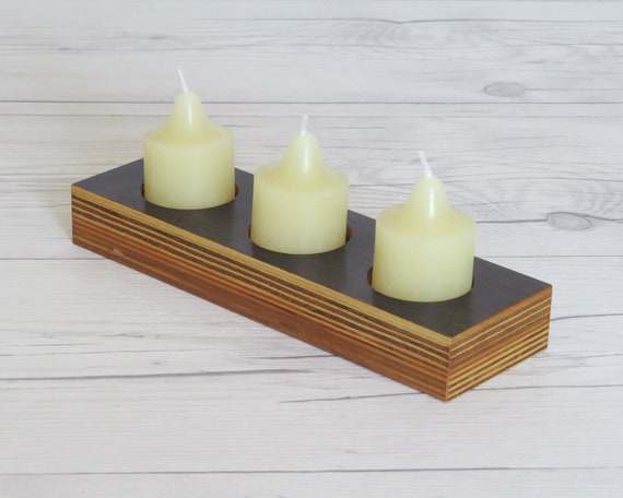 Wooden Candle Holder. Tea Light Candle Holder. Home Decor. Reclaimed Wood.  Wood Candle Holder. Handmade. Home Accents. -  Canada