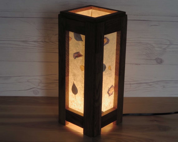 Wood cheap accent lamp