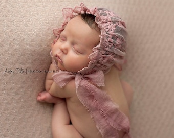 LAST ONE: Newborn baby bonnet